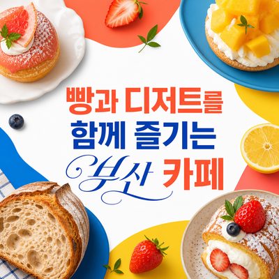 빵과 디저트를 함께 즐기는 부산 카페