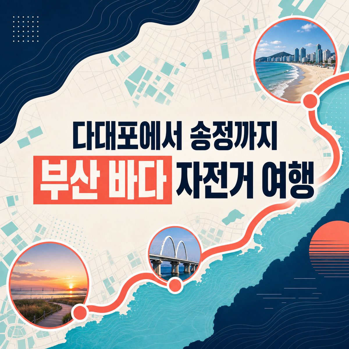 다대포에서 송정까지 부산 바다 자전거 여행