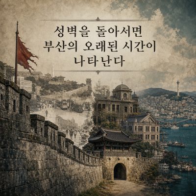 성벽을 돌아서면 부산의 오래된 시간이 나타난다