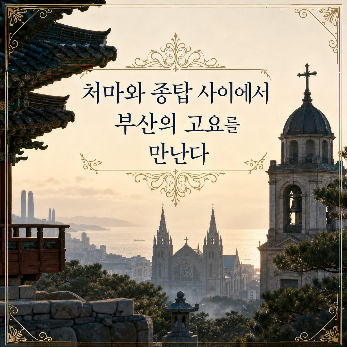 처마와 종탑 사이에서 부산의 고요를 만난다