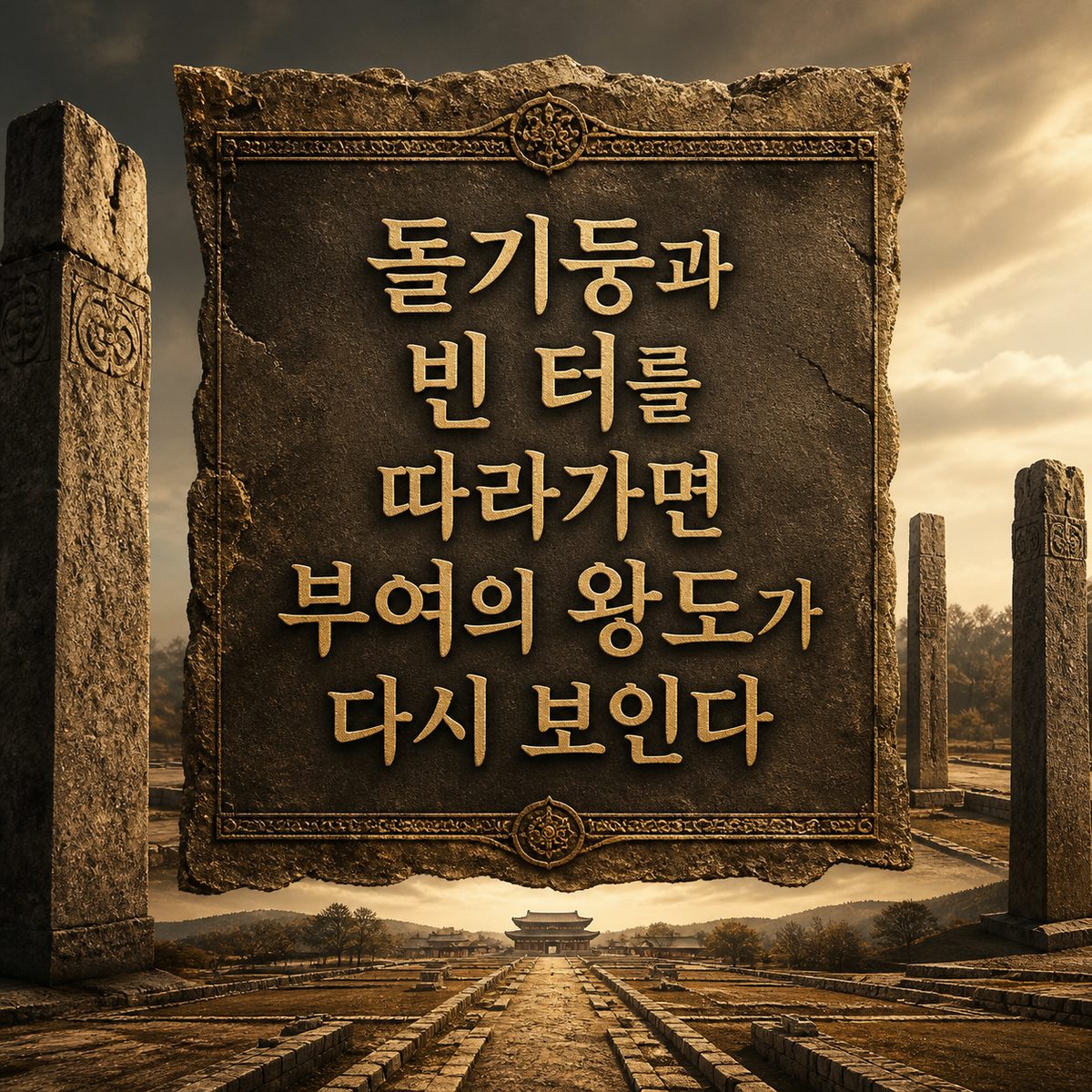돌기둥과 빈 터를 따라가면 부여의 왕도가 다시 보인다