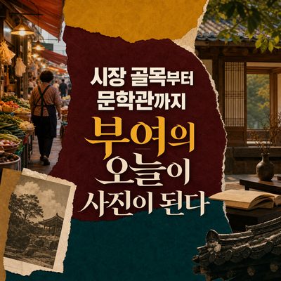 시장 골목부터 문학관까지 부여의 오늘이 사진이 된다
