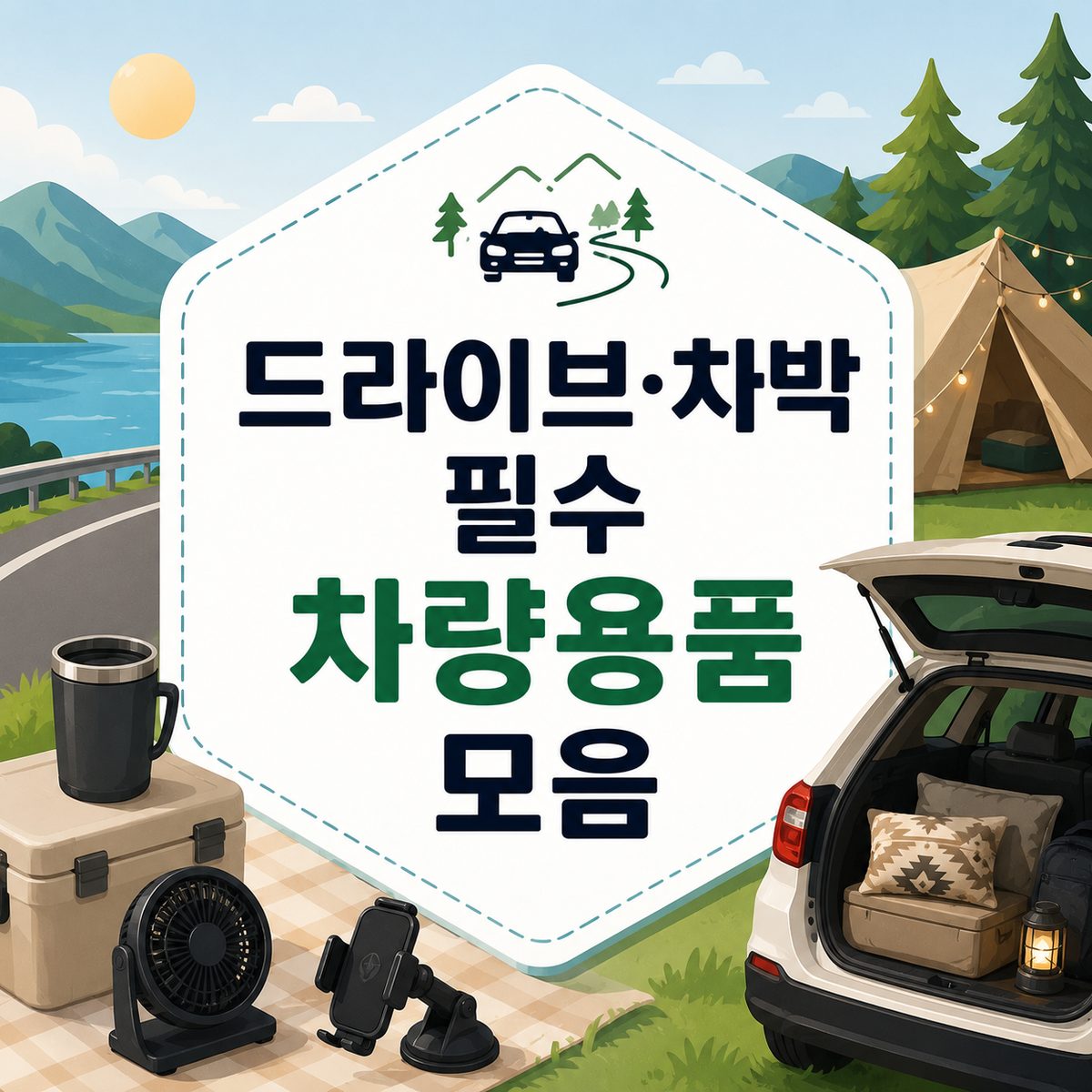 드라이브·차박 필수 차량용품 모음