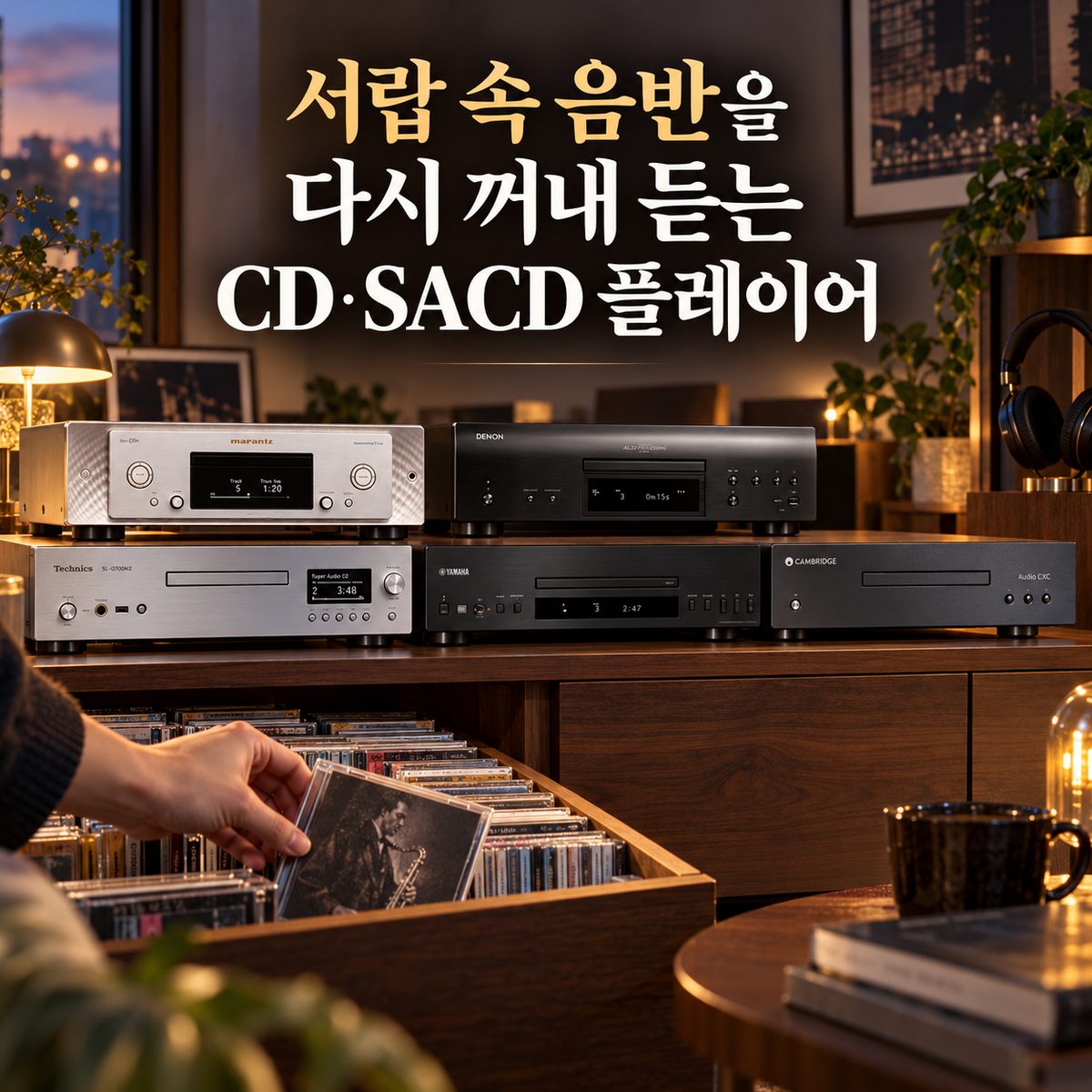引き出しの中のアルバムを再び取り出して聴くCD・SACDプレーヤー