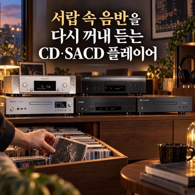 서랍 속 음반을 다시 꺼내 듣는 CD·SACD 플레이어