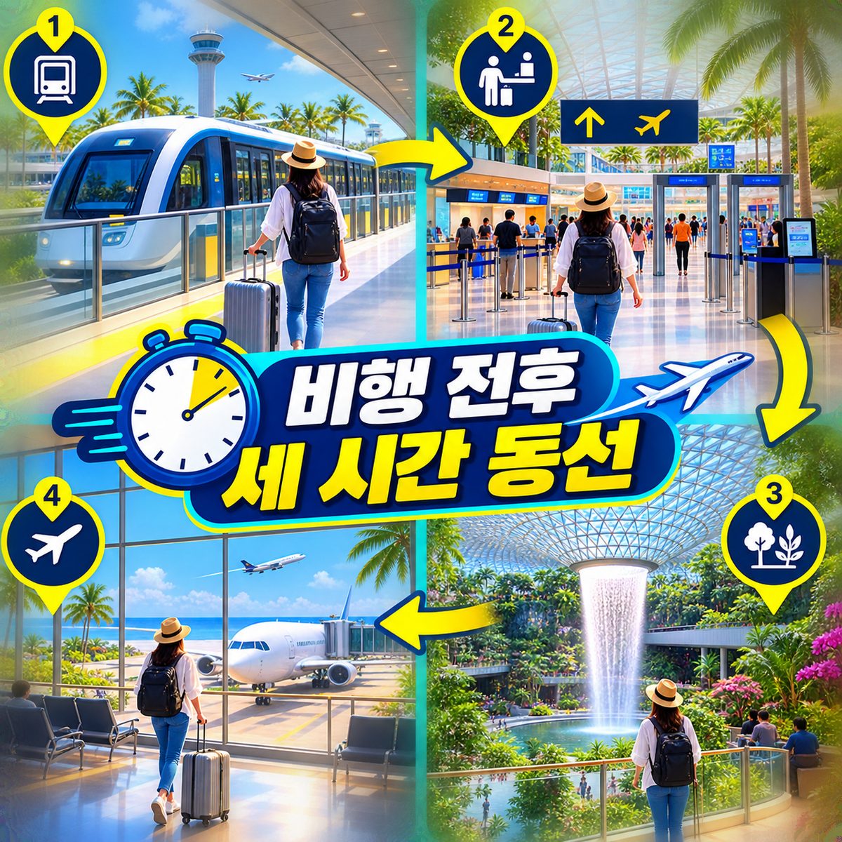 비행 전후 세 시간이 달라지는 창이공항 첫 동선