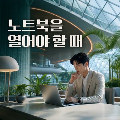 노트북을 열어야 할 때 찾게 되는 창이의 공간