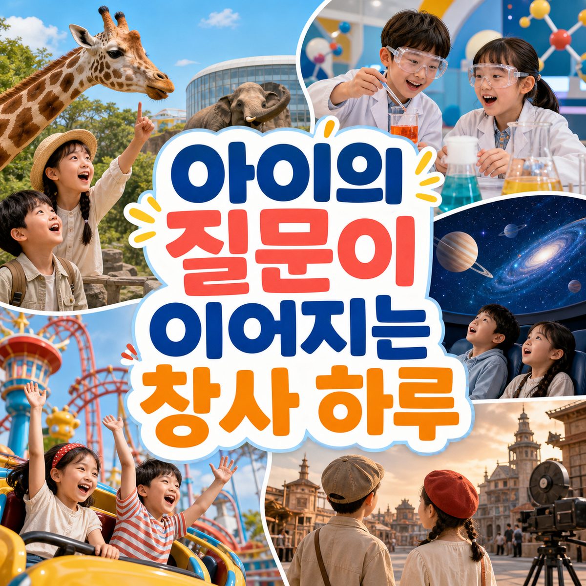 아이의 질문이 끊이지 않는 창사 하루