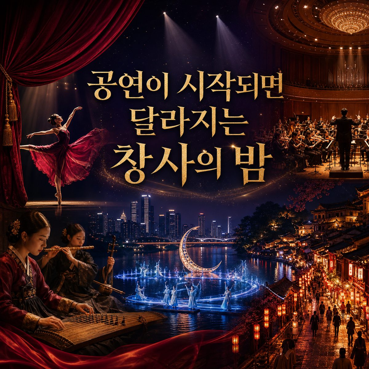 공연이 시작되면 창사의 밤이 달라진다