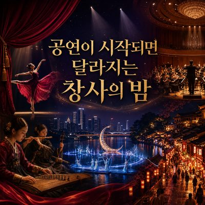 公演が始まると、長沙の夜が変わる