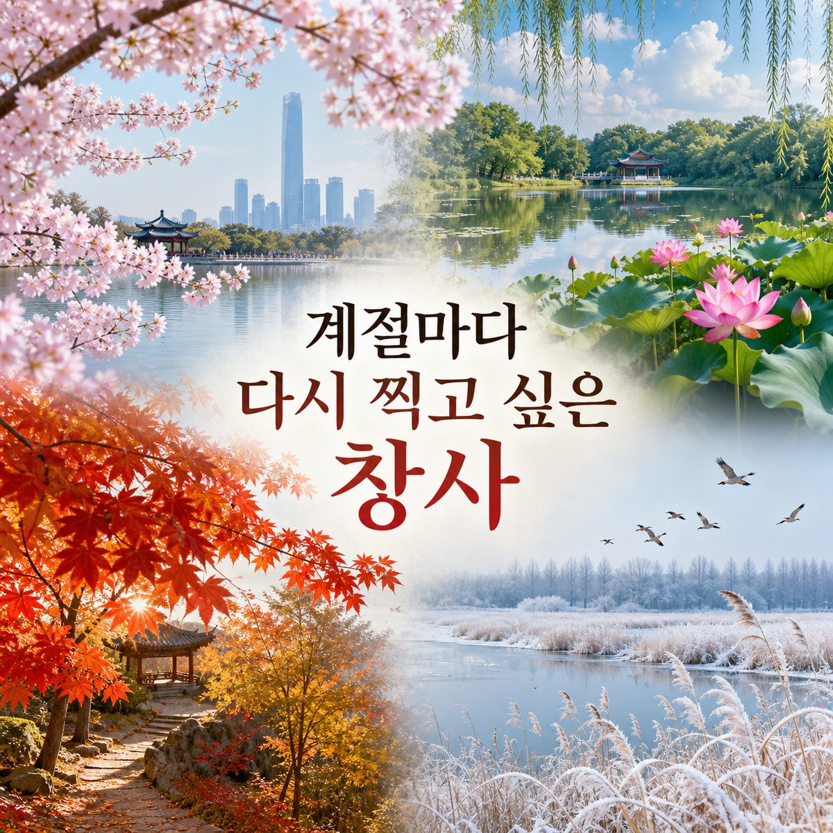 계절이 바뀔 때마다 다시 찍고 싶은 창사