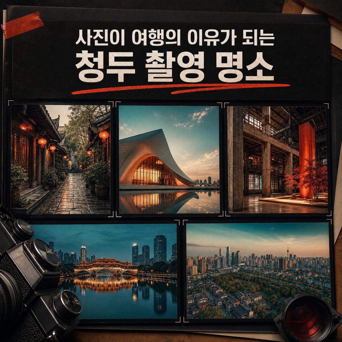사진이 여행의 이유가 되는 청두 촬영 명소
