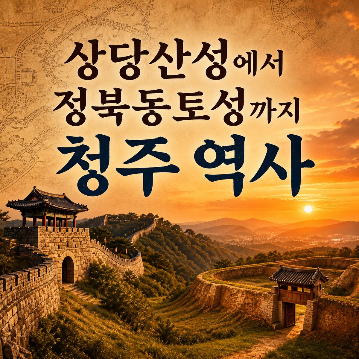 상당산성에서 정북동토성까지 청주 역사 여행