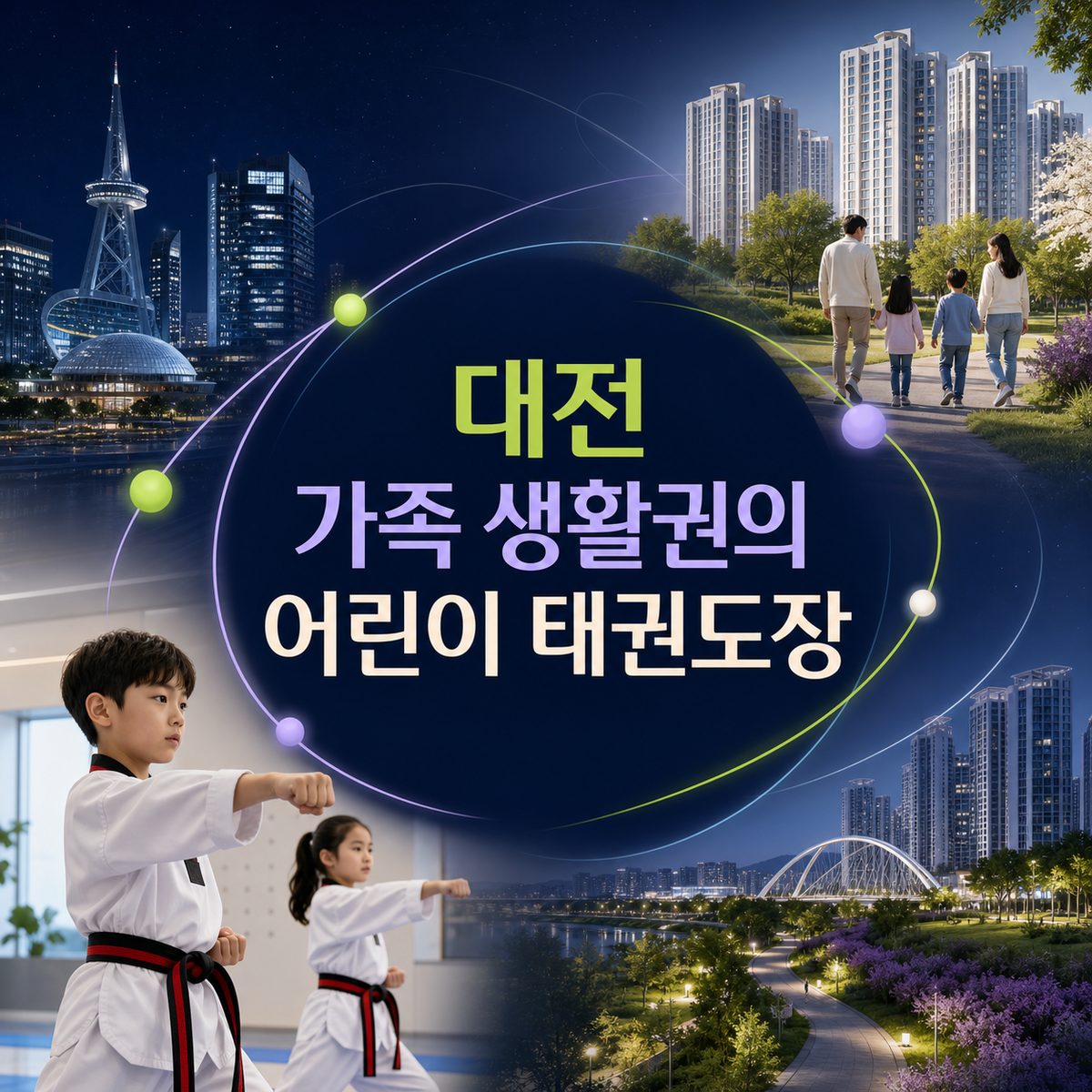 대전 가족 생활권의 어린이 태권도장