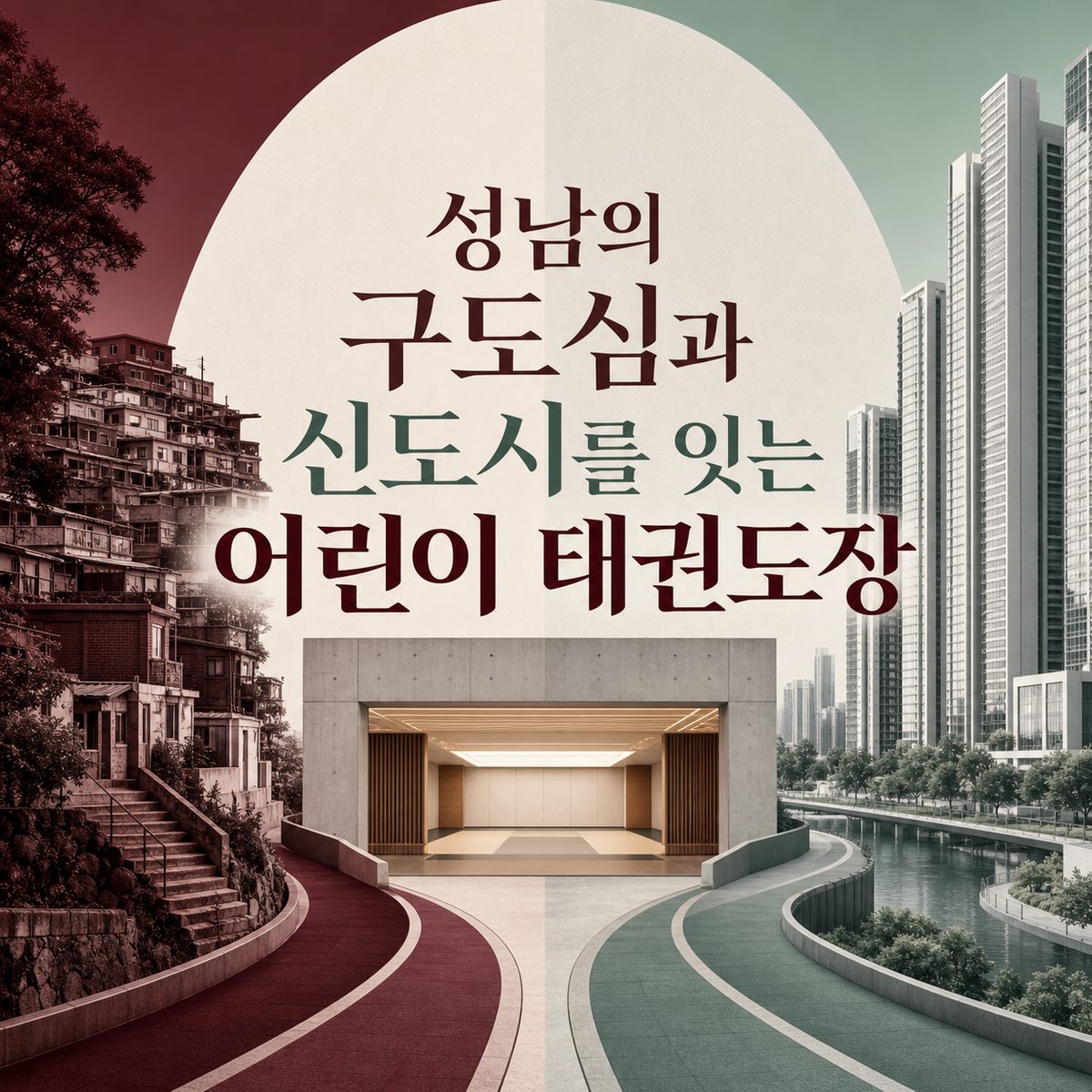 성남의 구도심과 신도시를 잇는 어린이 태권도장