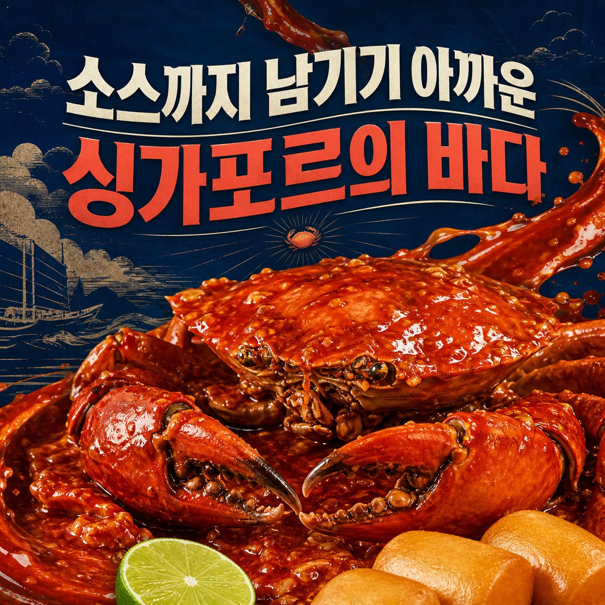 소스까지 남기기 아까운 싱가포르의 바다