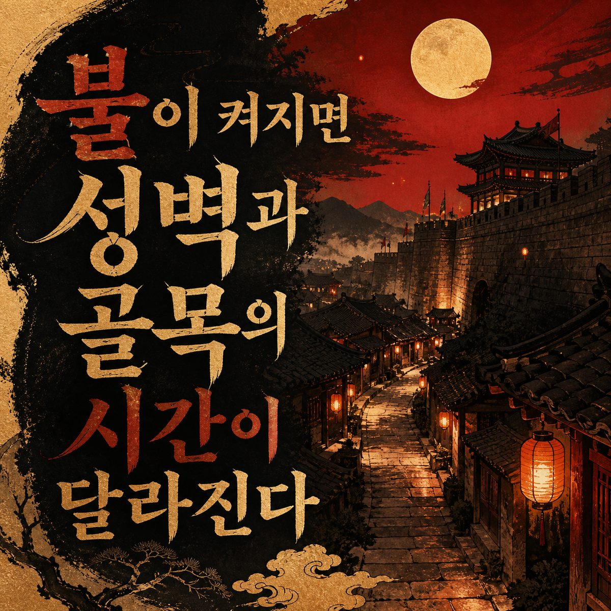 불이 켜지면 성벽과 골목의 시간이 달라진다