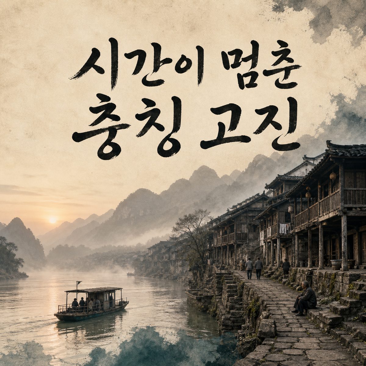 강과 산을 따라 시간이 멈춘 충칭 고진 여행