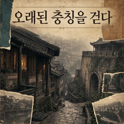 골목과 건축 사이에 남아 있는 오래된 충칭