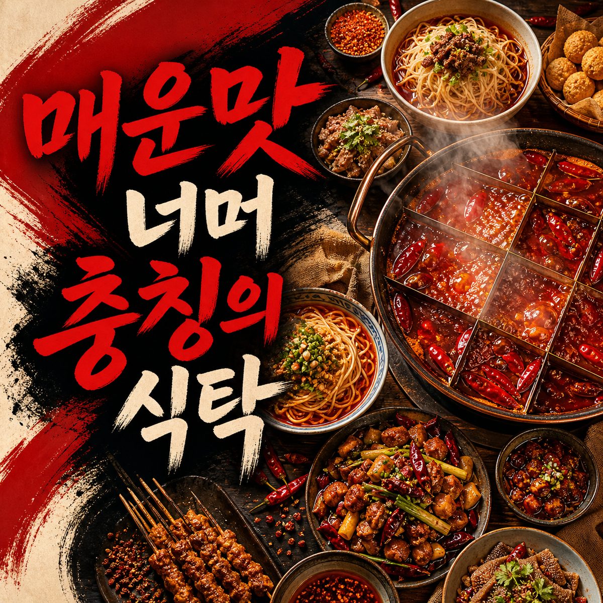매운맛 하나로는 설명할 수 없는 충칭의 식탁