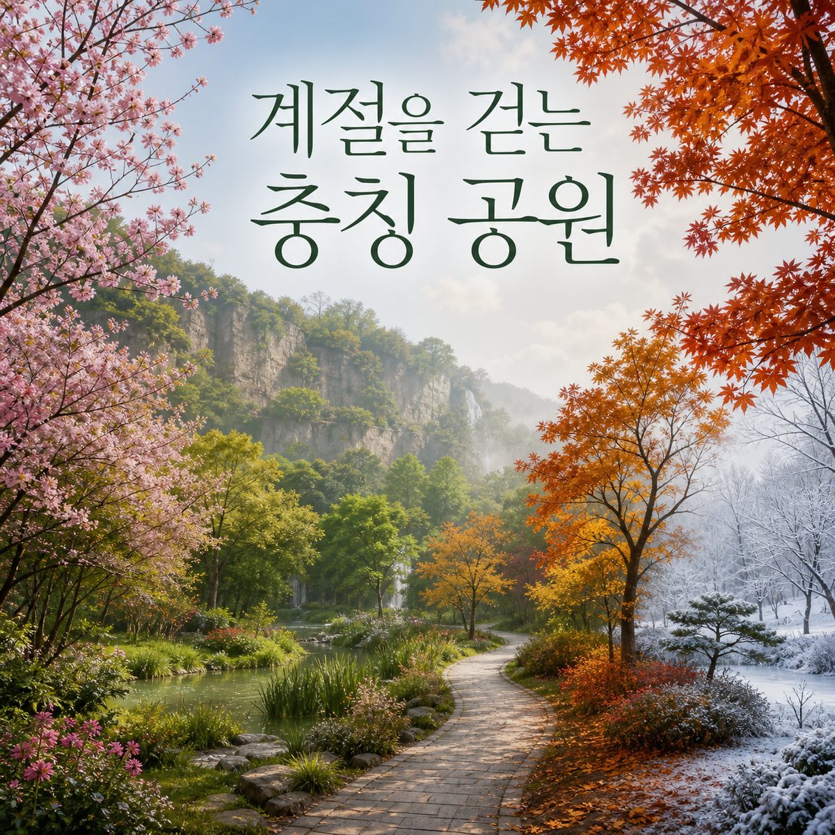 계절이 바뀔 때마다 표정이 달라지는 충칭 공원