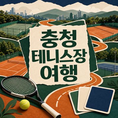 도시마다 예약법이 다른 충청권 테니스장 여행