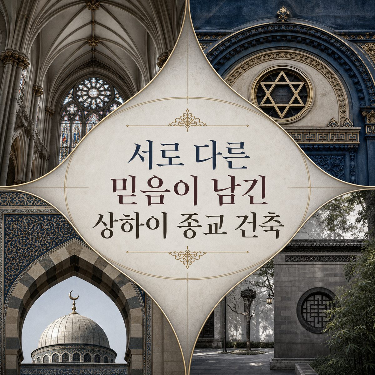 서로 다른 믿음이 남긴 상하이 종교 건축