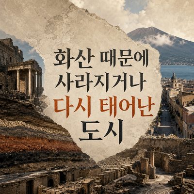 화산 때문에 사라지거나 다시 태어난 도시