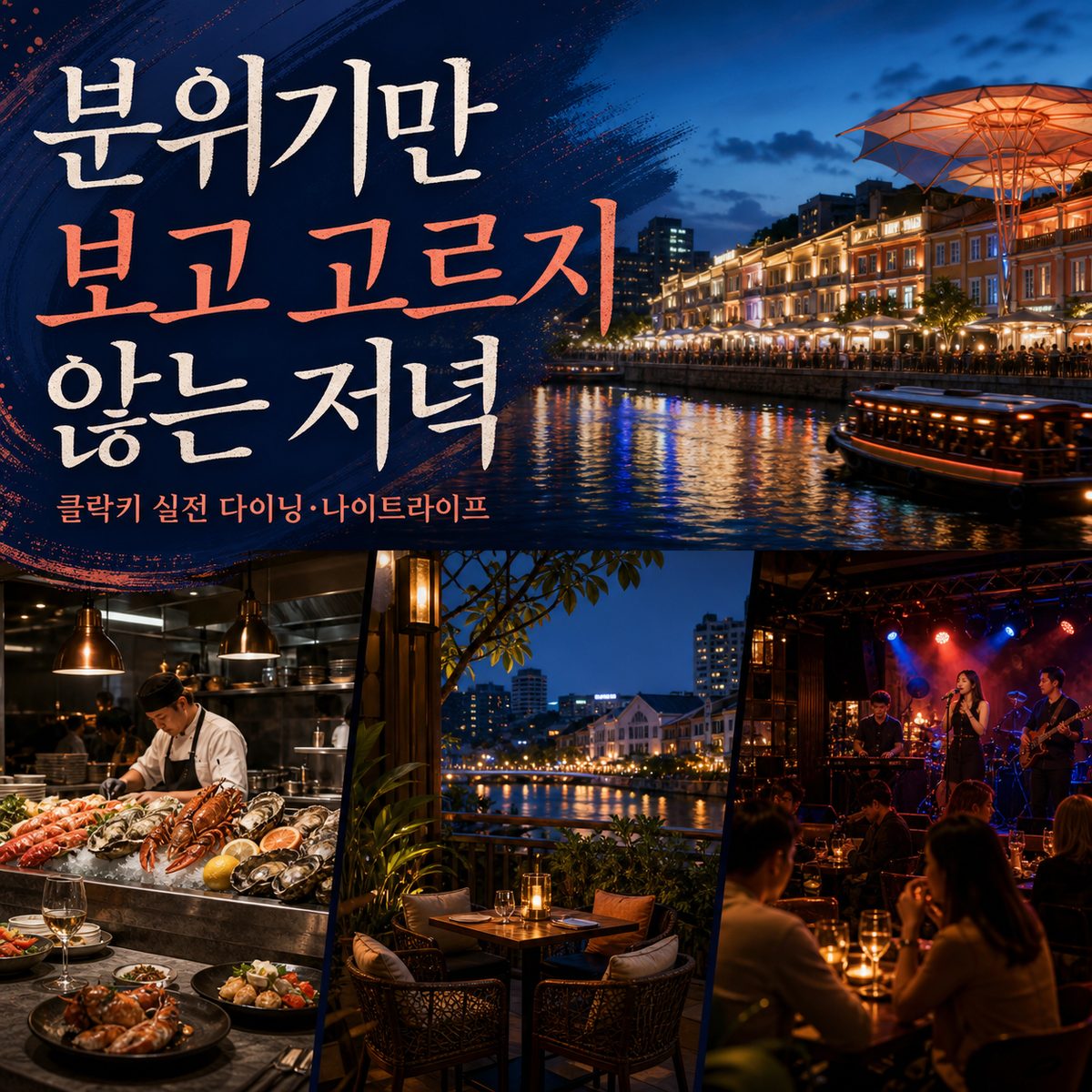 클락키 저녁을 분위기만 보고 고르지 않는 법