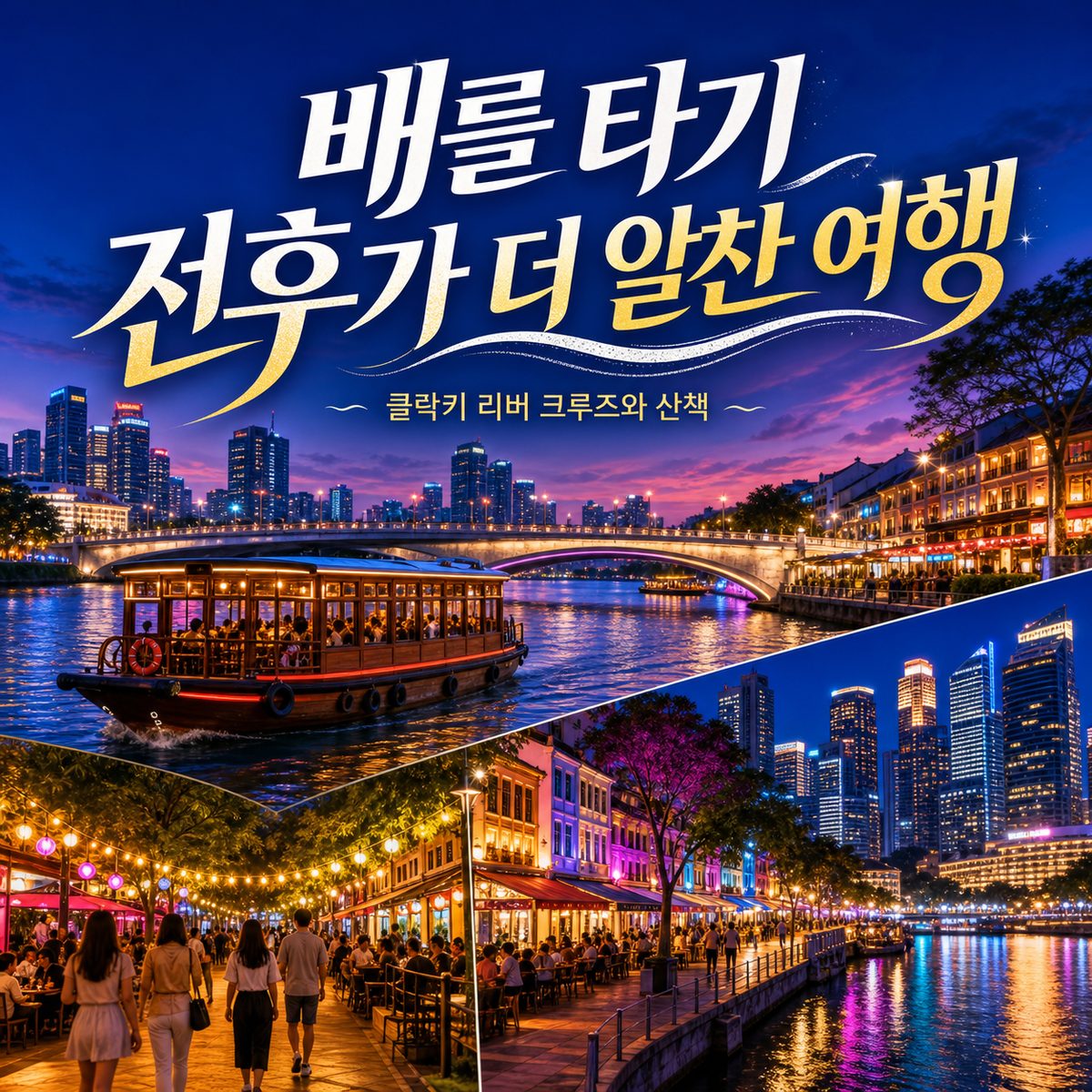 배를 타기 전후가 더 알찬 싱가포르강 여행