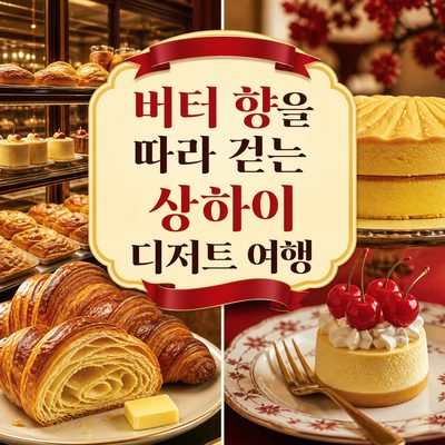 버터 향을 따라 걷는 상하이 디저트 여행