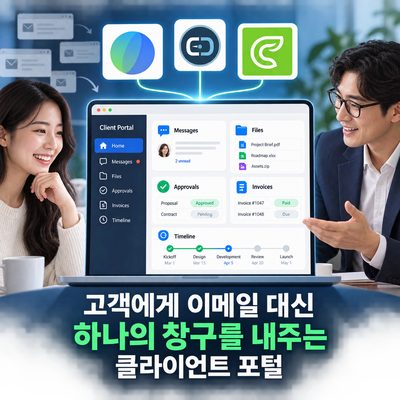 고객에게 이메일 대신 하나의 창구를 내주는 클라이언트 포털