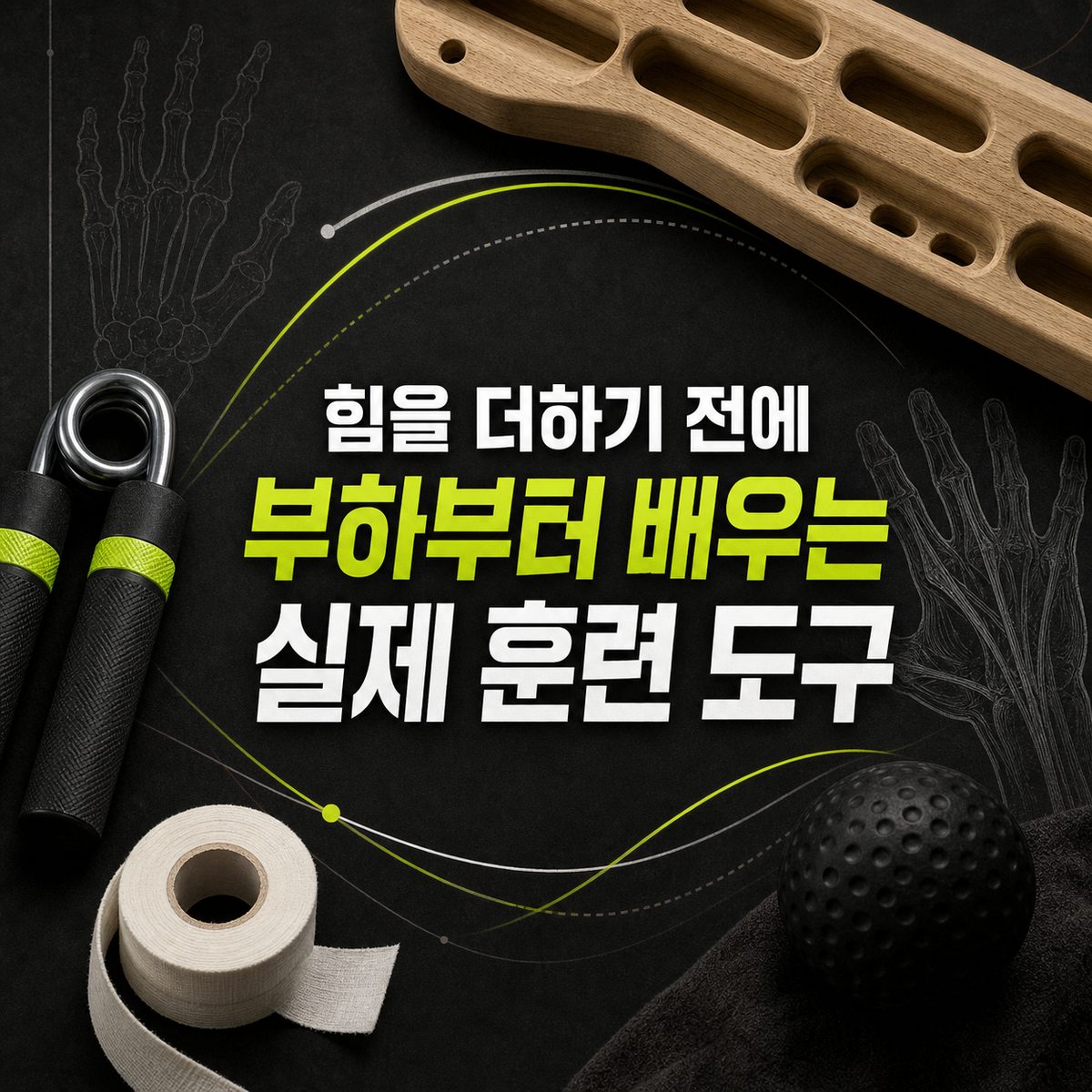 힘을 더하기 전에 부하부터 배우는 실제 훈련 도구