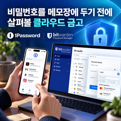 비밀번호를 메모장에 두기 전에 살펴볼 클라우드 금고