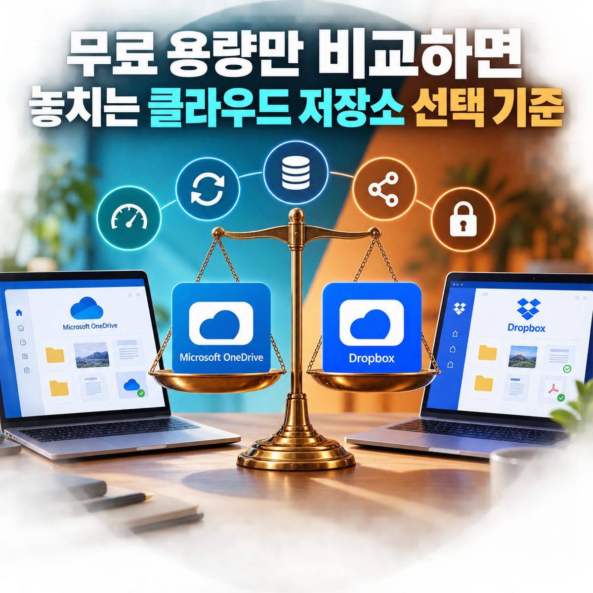 무료 용량만 비교하면 놓치는 클라우드 저장소 선택 기준