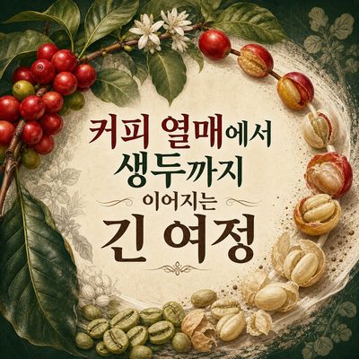 커피 열매에서 생두까지 이어지는 긴 여정