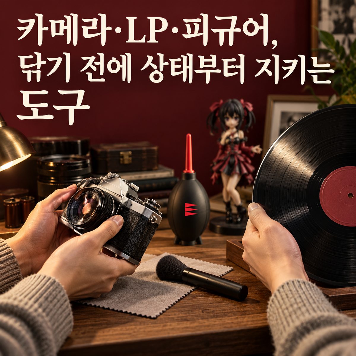 카메라·LP·피규어, 닦기 전에 상태부터 지키는 도구