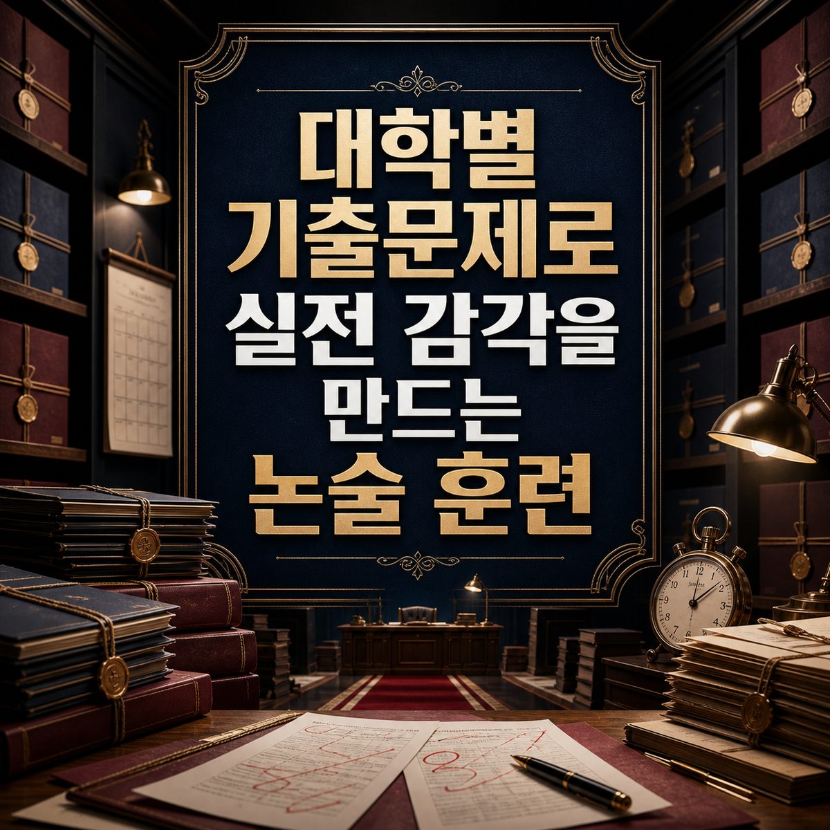 대학별 기출문제로 실전 감각을 만드는 논술 훈련