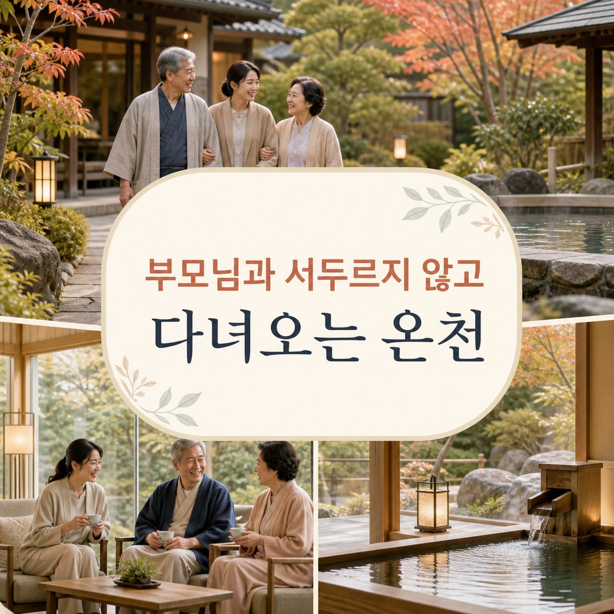 Relaxing Hot Springs Trip with Parents at Your Own Pace