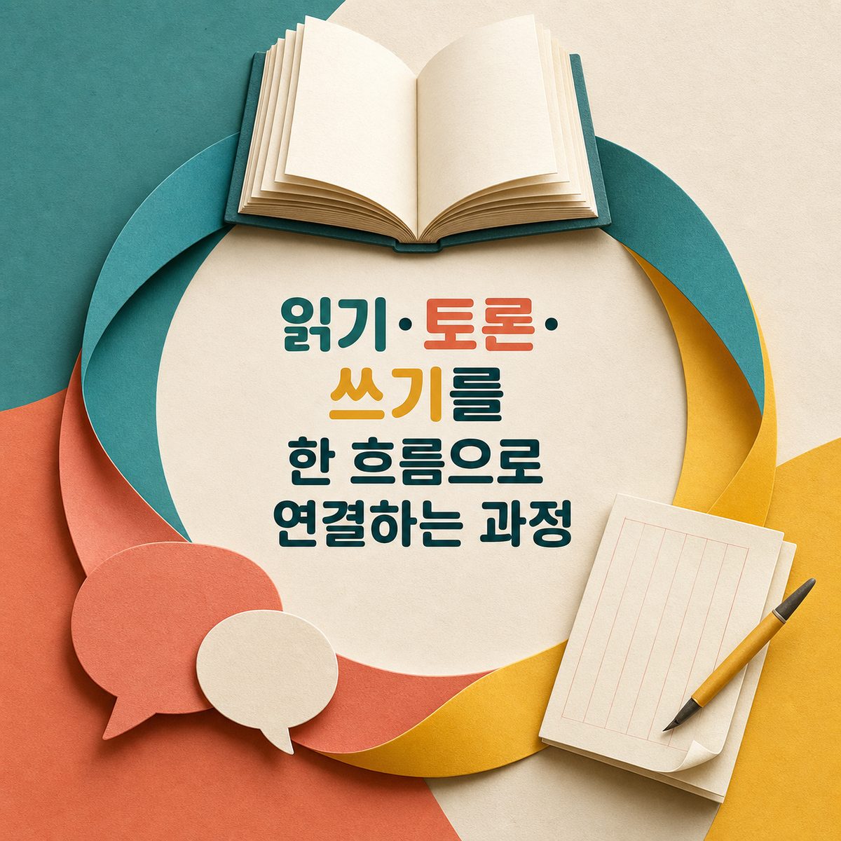 읽기·토론·쓰기를 한 흐름으로 연결하는 과정