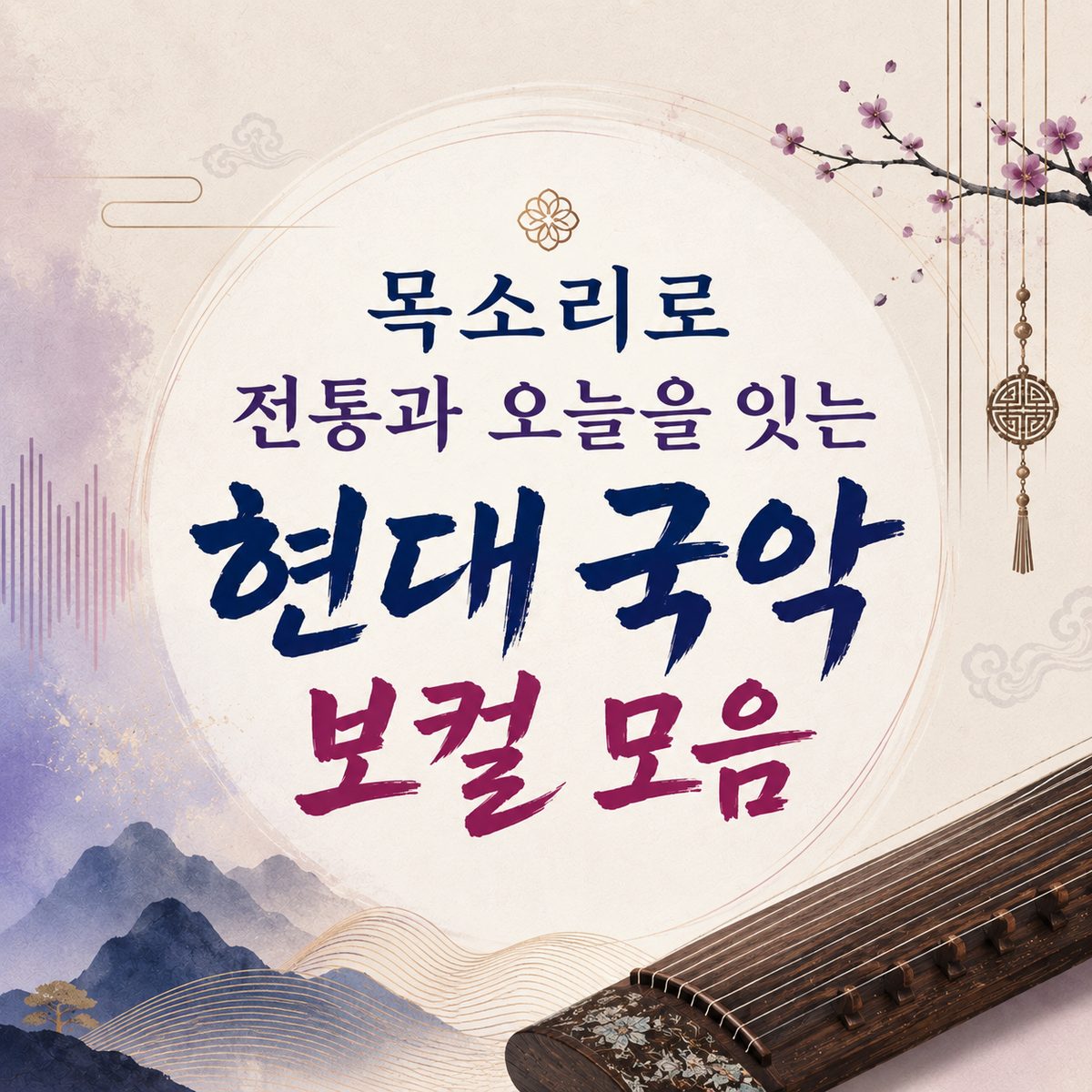 목소리로 전통과 오늘을 잇는 현대 국악 보컬 모음