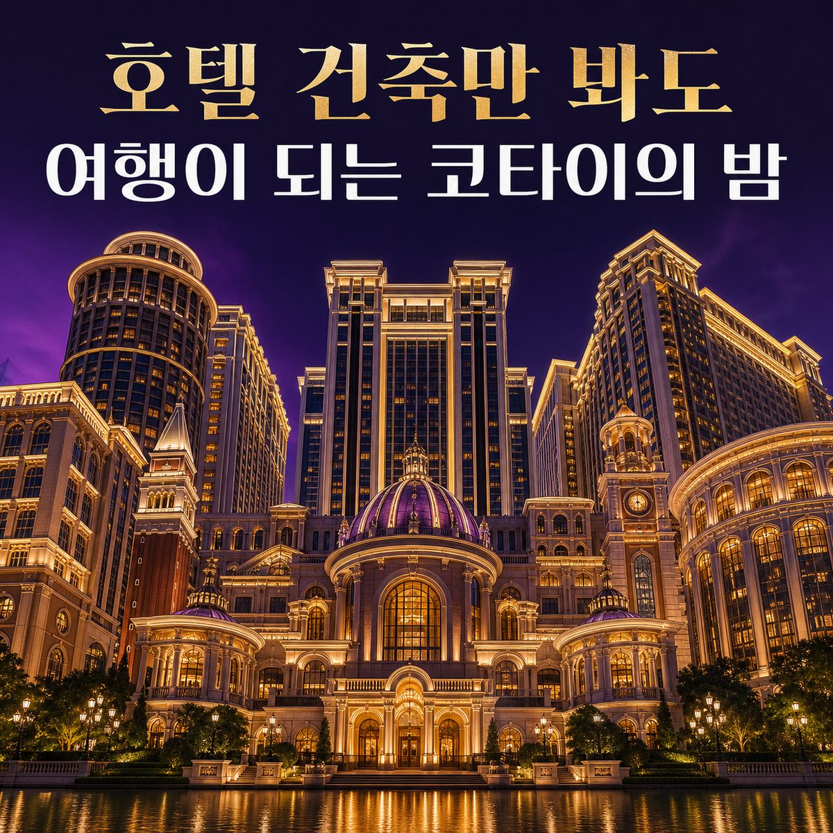 호텔 건축만 봐도 여행이 되는 코타이의 밤