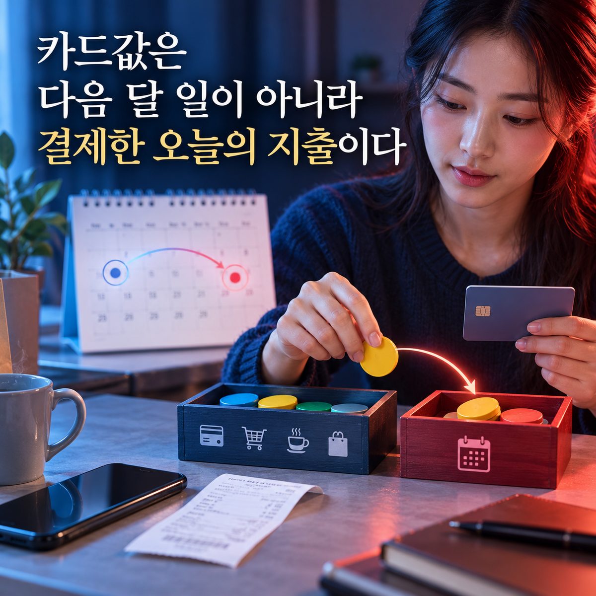 카드값은 다음 달 일이 아니라 결제한 오늘의 지출이다