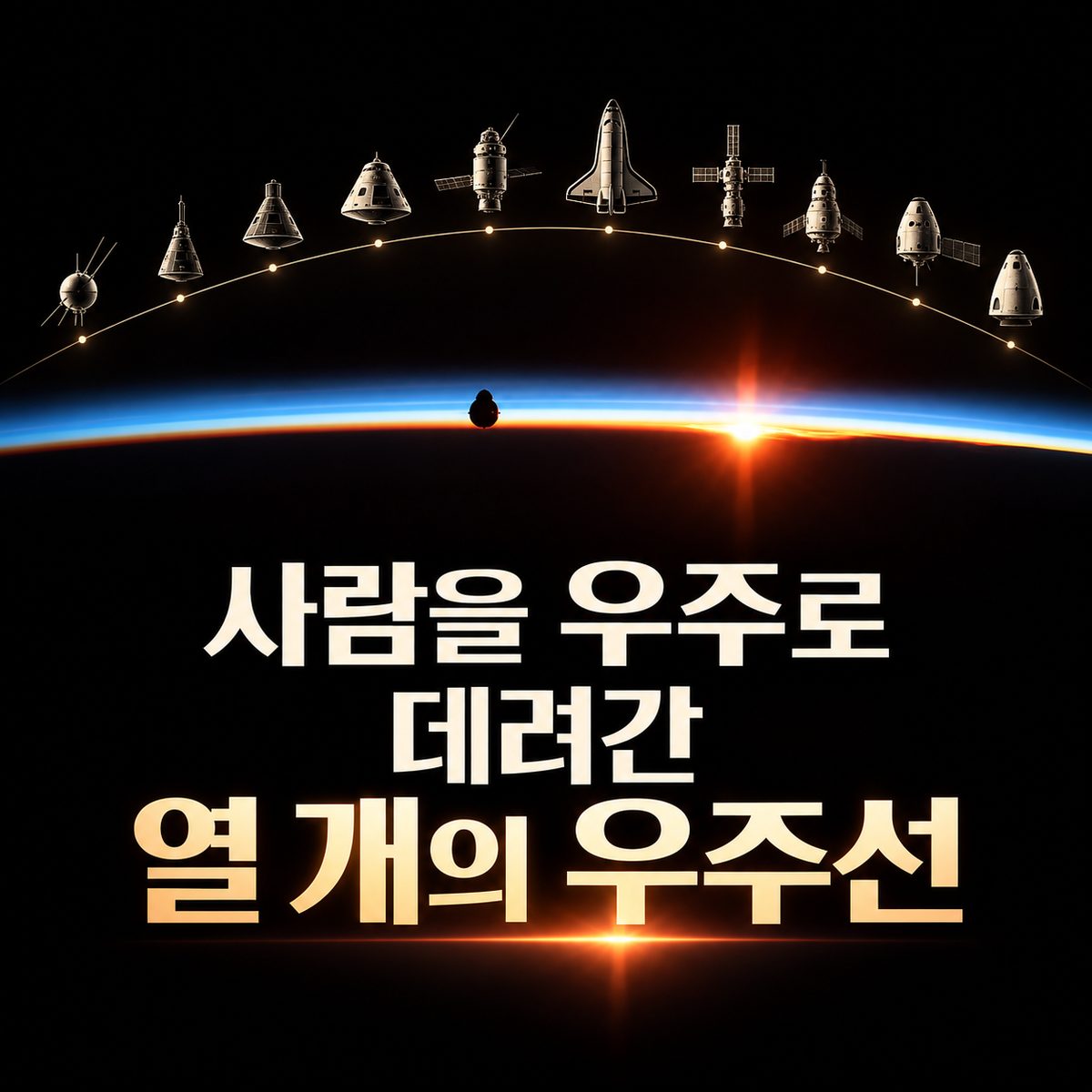 사람을 우주로 데려간 열 개의 우주선