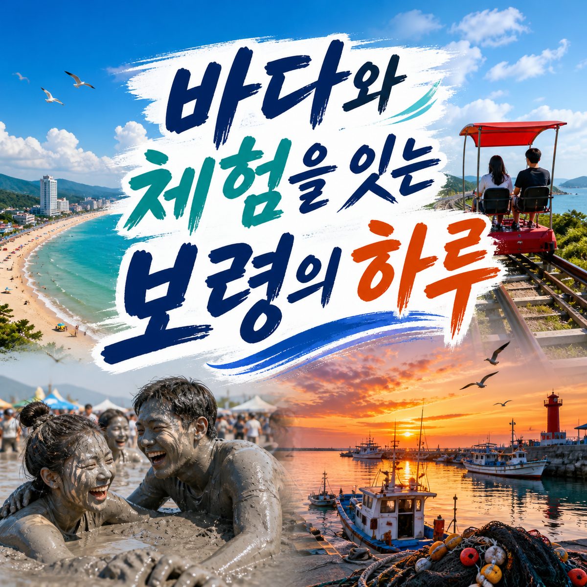 바다와 체험을 잇는 대천해수욕장·보령 하루 코스