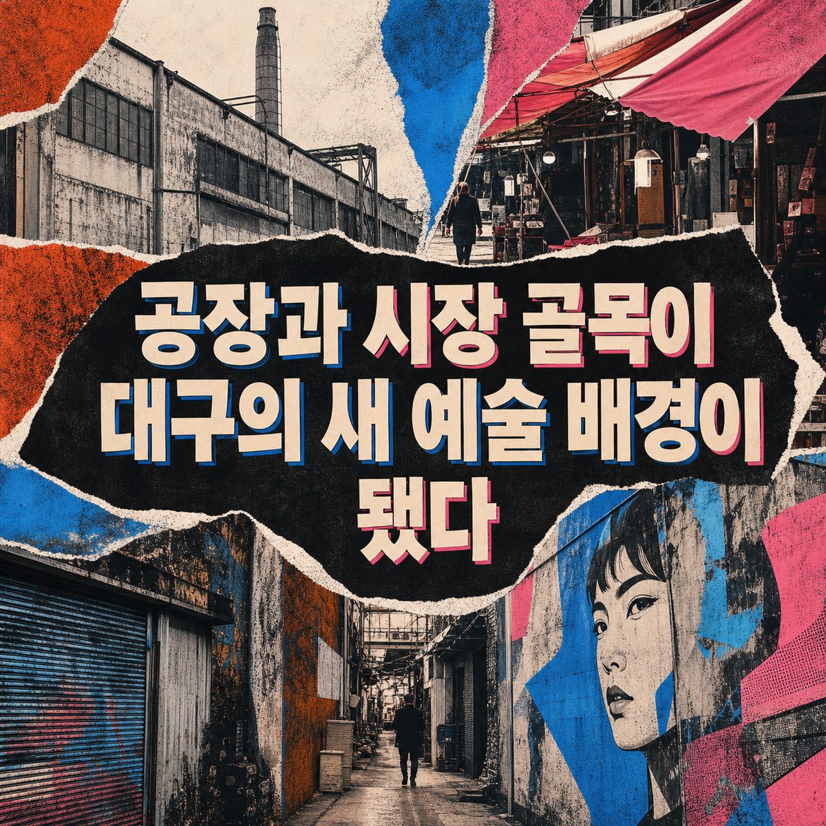 공장과 시장 골목이 대구의 새 예술 배경이 됐다