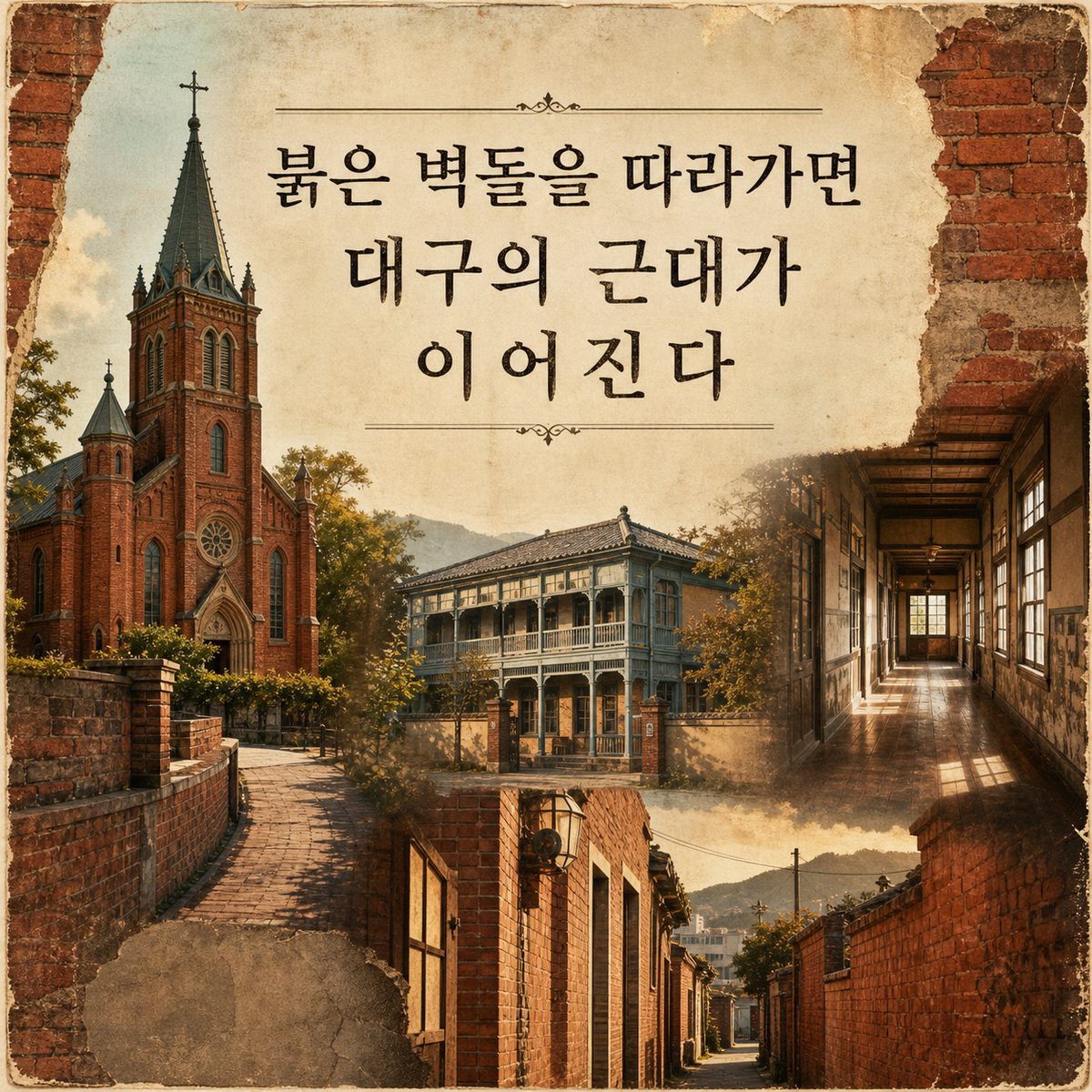 붉은 벽돌을 따라가면 대구의 근대가 이어진다