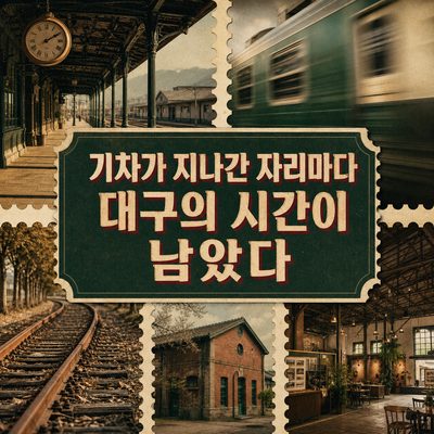 기차가 지나간 자리마다 대구의 시간이 남았다