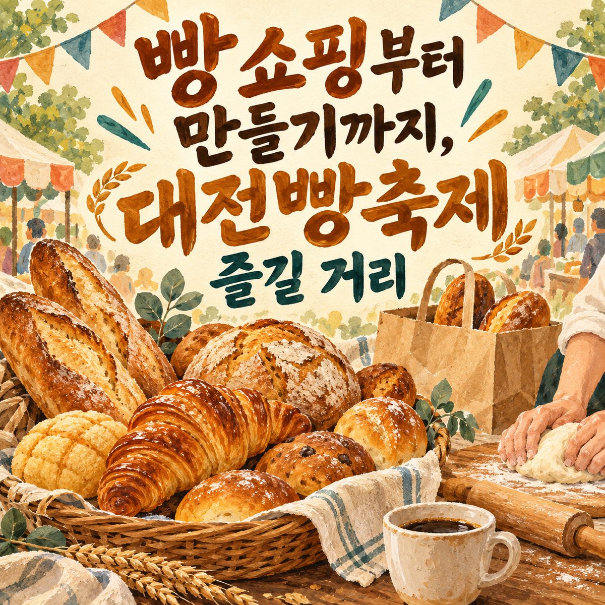빵 쇼핑부터 만들기까지, 대전빵축제 즐길 거리