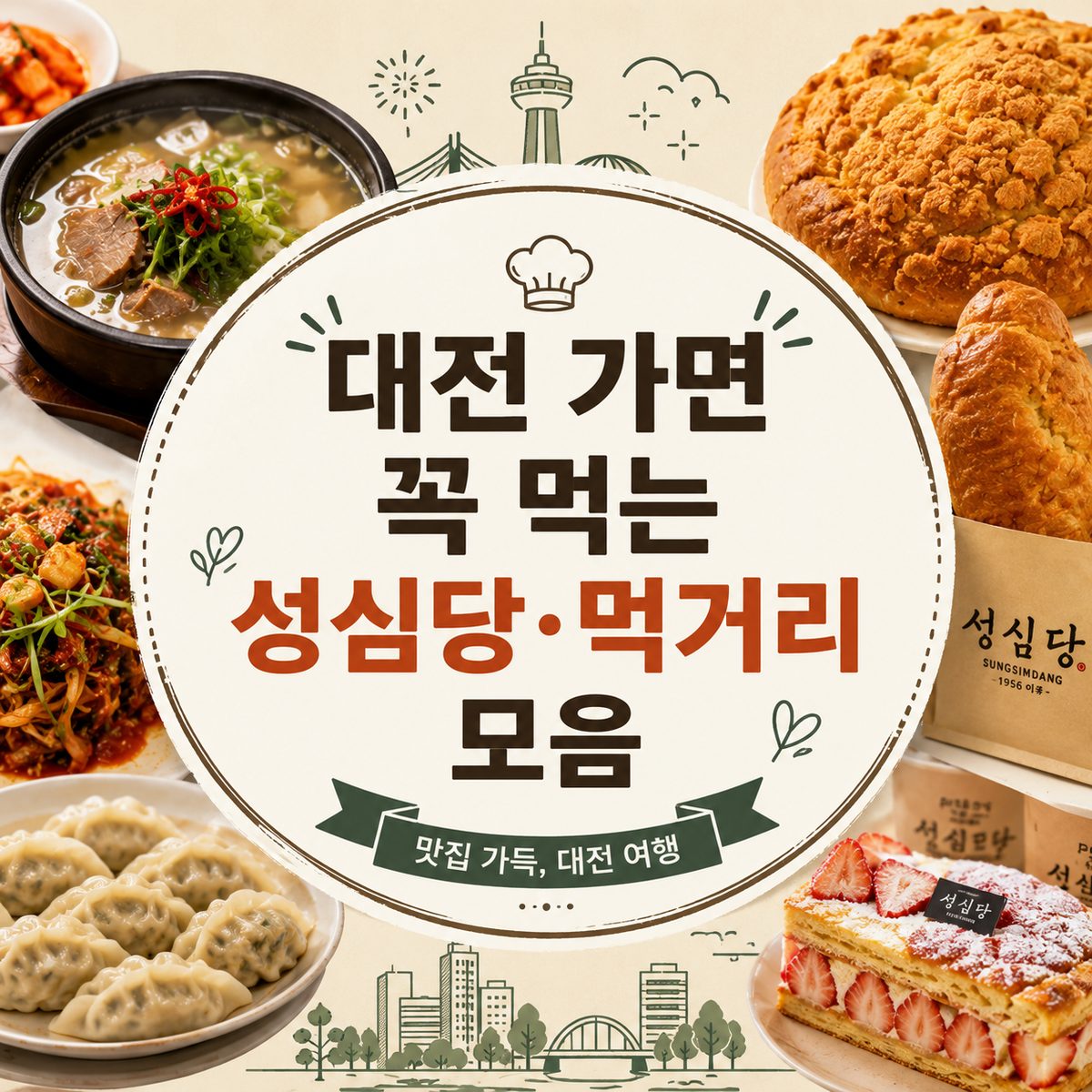 대전 가면 꼭 먹는 성심당·먹거리 모음